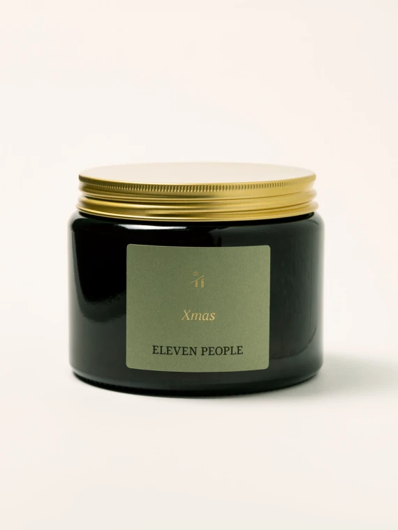 Eleven People -Xmas Christmas Candle Cedar, Oak Moss ,Rose and Apple - Large