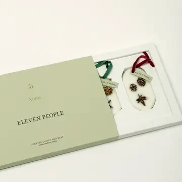 Eleven People -Pack of 3 Xmas Closet Soy Wax Bar Freshener