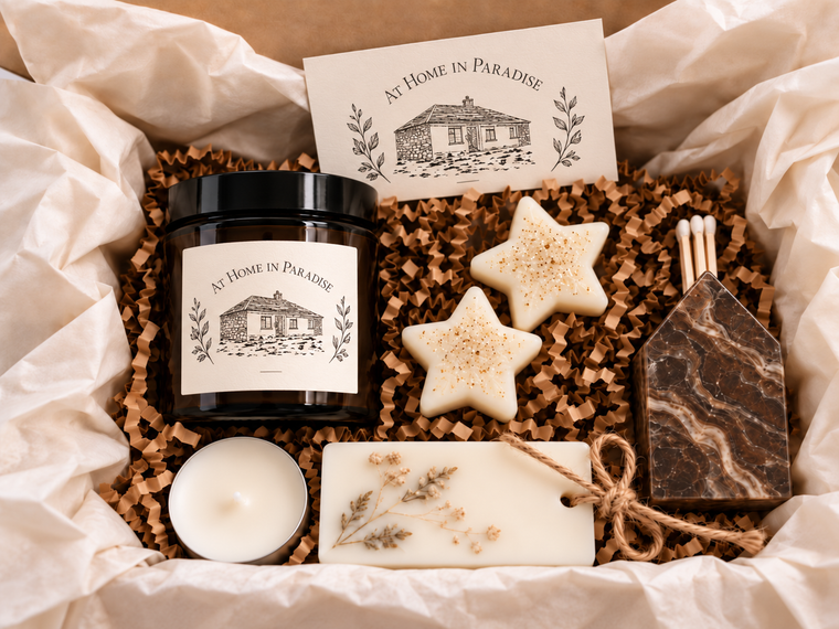 Irish-Made Home Fragrance Gift Box  (Copy): Cranberry & Peppermint