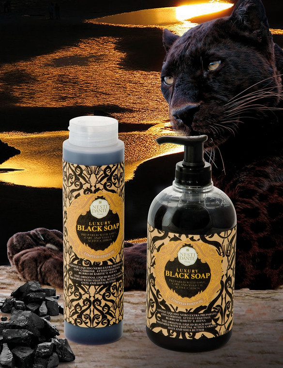 Nesti Dante Luxury liquid Black Soap-300mlshowerbottle