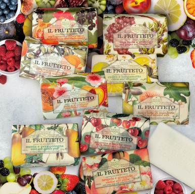 Il Frutteto Bar Soap - Red Grapes & Blueberry