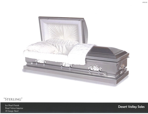 Sterling 18 Gauge Steel Casket