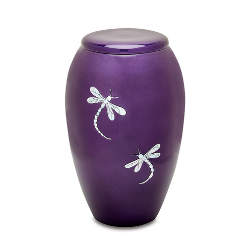 Dragonfly Mother Of Pearl Adult Urn