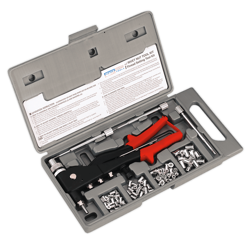 Sealey AK396 Blind Nut & Stud Riveting Kit