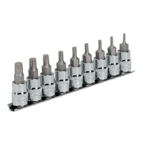 Sealey AK6222 TRX-P Socket Bit Set 9pc 3/8"Sq Drive 50mm