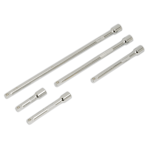 Sealey AK6331 Extension Bar Set 5pc 1/4"Sq Drive