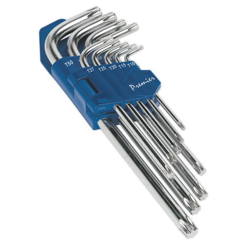 Sealey AK7170 TRX-Star Key Set 9pc Long Fully Polished