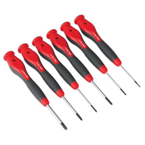 Sealey AK97302 Precision Screwdriver Set 6pc