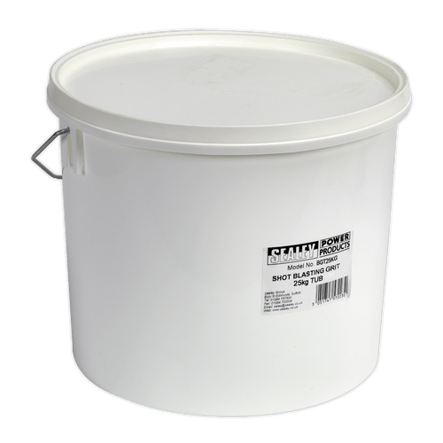 Sealey BGT25KG Shot Blasting Grit 25kg Plastic Tub