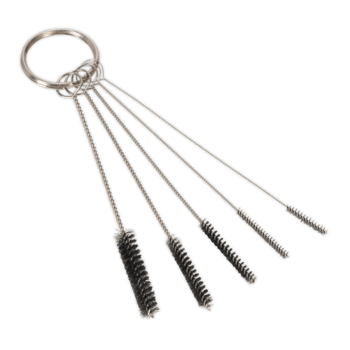 Sealey BSGC4 Spray Gun Cleaning Mini Brush Set 5pc