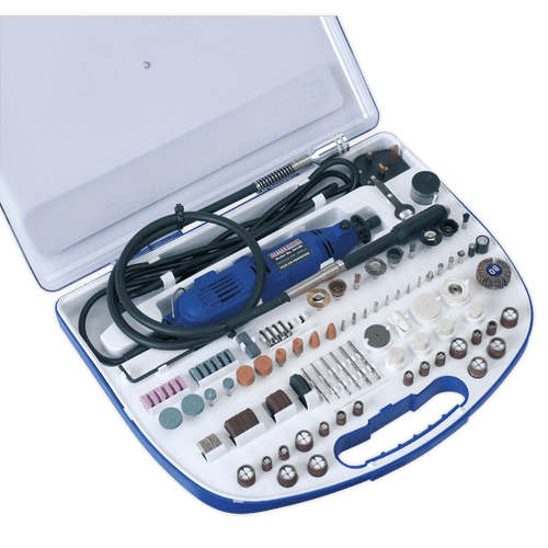 Sealey E5188 Multipurpose Rotary Tool & Engraver Kit 219pc 230V