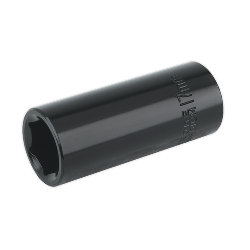 Sealey IS3817D Impact Socket 17mm Deep 3/8"Sq Drive