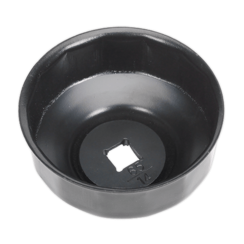 Sealey MS044 Oil Filter Cap Wrench 65mm x 14 Flutes