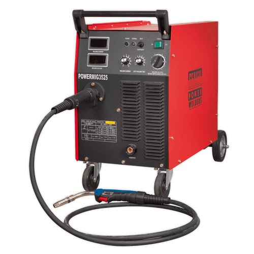 Sealey POWERMIG3525 Professional MIG Welder 250Amp 415V 3ph with Binzel Euro Torch
