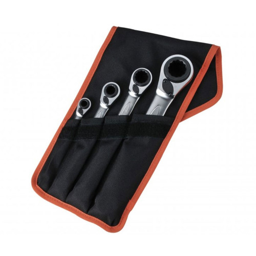Bahco Reversible Ratchet Spanner set 4 Piece from Toolden Bahco Reversible Ratchet Spanner set 4 Piece from Toolden