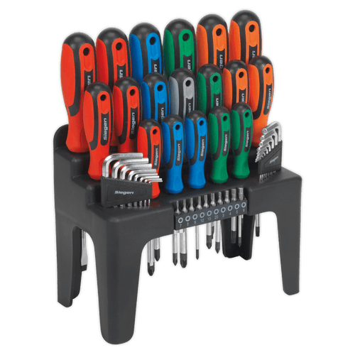 Sealey S01090 Screwdriver, Hex Key & Bit Set 44pc