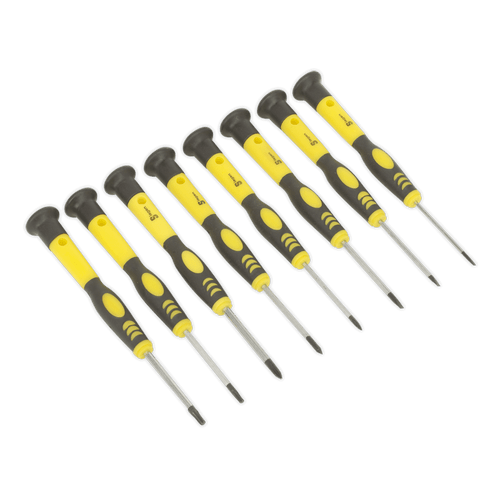 Sealey S0618 Microtip Screwdriver Set 8pc