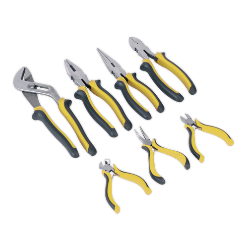 Sealey S0757 Comfort Grip Pliers Set 7pc