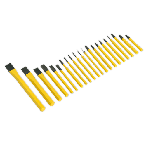 Sealey S0805 Punch & Chisel Set 21pc