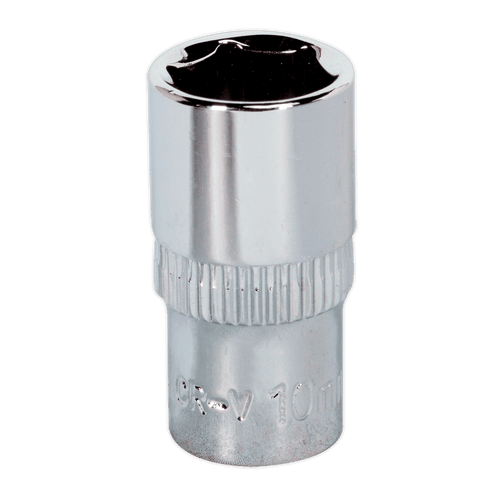 Sealey SP1410 WallDrive Socket 10mm 1/4"Sq Drive Fully Polished