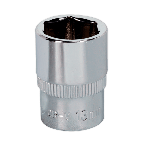 Sealey SP1413 WallDrive Socket 13mm 1/4"Sq Drive Fully Polished