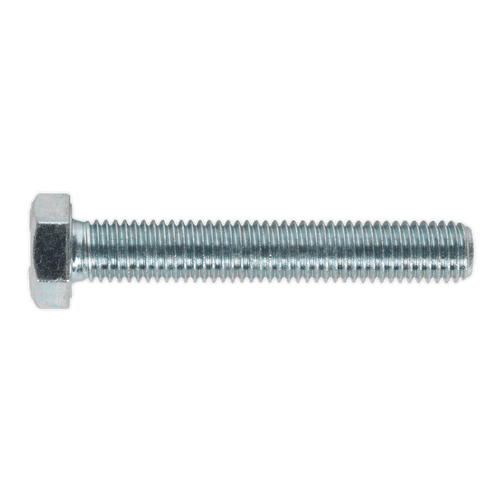 Sealey SS1275 HT Setscrew M12 x 75mm 8.8 Zinc DIN 933 Pack of 10
