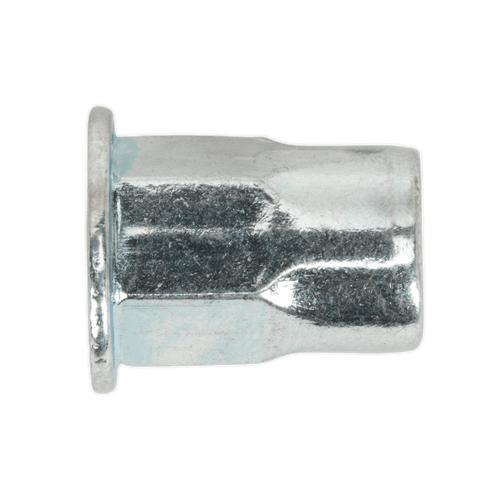 Sealey TIHHM4 Threaded Insert (Rivet Nut) M4 Half Hex Pack of 50