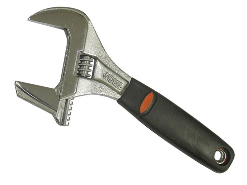 Faithfull FAIAS200W46 Adjustable Spanner Wide Mouth 46mm Capacity 200mm
