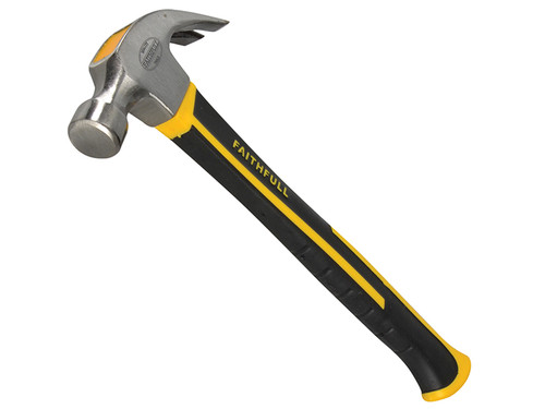 Faithfull FAICH8FG Claw Hammer Fibreglass Handle 227g (8oz)