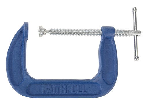 Faithfull FAIGMD4 Medium-Duty G Clamp 100mm (4in)