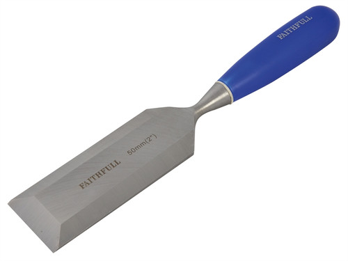 Faithfull FAIWCB2 Bevel Edge Chisel Blue Grip 50mm (2in)
