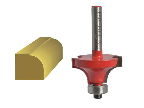 Faithfull FAIRB41 Router Bit TCT Rounding Over 1/4in Shank 15.8mm x 9.5mm