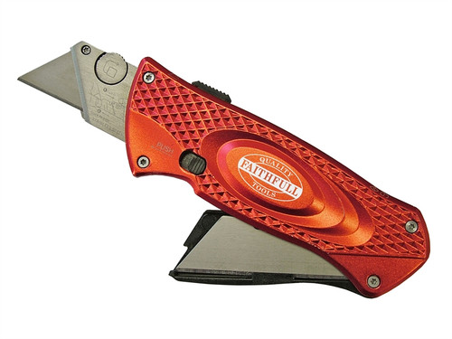Faithfull FAITKRPOCK5B Trimming Knife - Retractable Blade & Blade storage