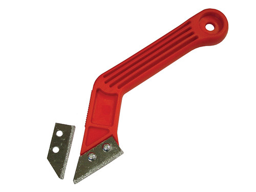 Faithfull FAITLGROUSAW Grout Rake with 2 Carbide Blades