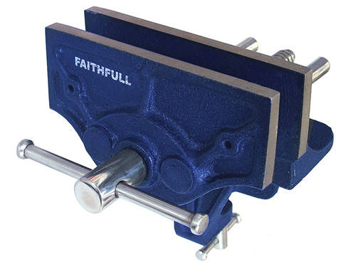 Faithfull FAIV34 Woodcraft Vice 150mm (6in) - Clamp Mount