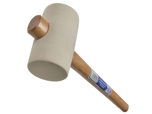 Faithfull FAIRMW3 Rubber Mallet - White 794g (28oz)