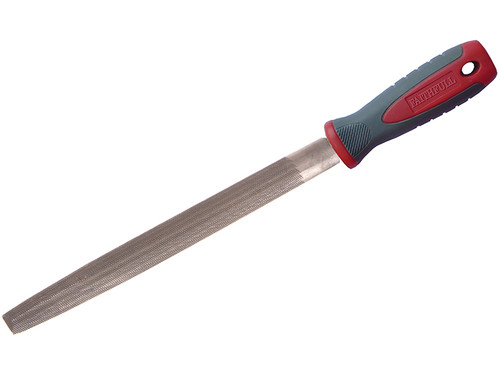 Faithfull FAIFIHRSC10 Handled Half-Round Second Cut Engineers File 250mm (10in)