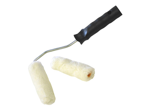 Faithfull FAIRMINIKIT Mini Roller Kit Frame & 2 Refills 100mm (4in)