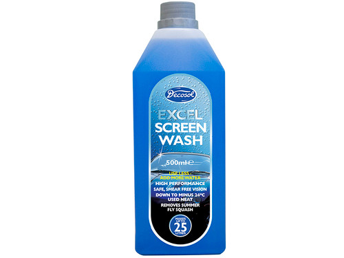 Decosol DECAD25 Excel Screenwash 500ml