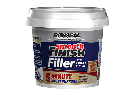 Ronseal RSL5MF290ML Smooth Finish 5 Minute Multi Purpose Filler Tub 290ml