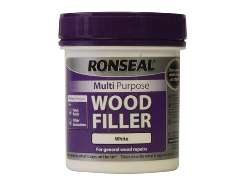 Ronseal RSLMPWFW250G Multi Purpose Wood Filler Tub White 250g