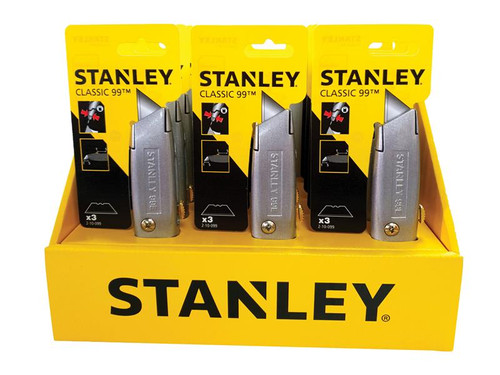 Stanley Tools STA910099 99E Counter Display of 12 Knives