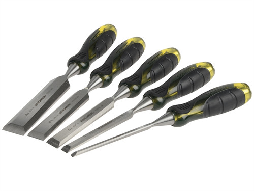 Roughneck ROU30175 Professional Bevel Edge Chisel Set of 5 | Toolden