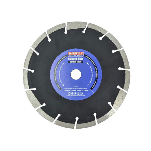 Faithfull FAIDB230ABR Abrasive Diamond Blade 230 x 22.23mm