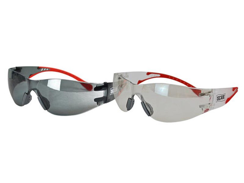 Scan SCAPPEFSTWIN Flexi-Spec Safety Glasses Twin Pack