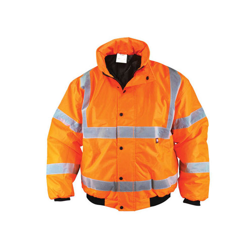 Scan SCAWWHVBJXO Hi-Vis Orange Bomber Jacket - XL (48in)
