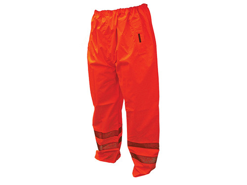 Scan SCAWWHVMTLO Hi-Vis Orange Motorway Trousers - L (40in)