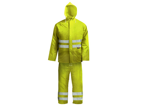 Scan SCAWWHVRSYXX Hi-Visibility Rain Suit Yellow - XXL (45-49in)
