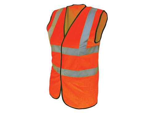Scan SCAWWHVWXO Hi-Vis Orange Waistcoat - XL (48in)