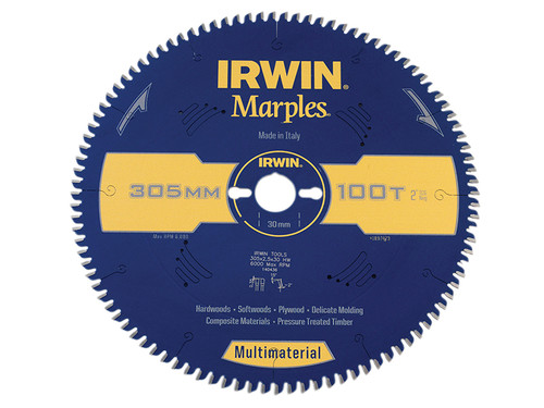 Marples Multimaterial Circular Saw Blade 305 x 30mm x 100T TCG/Neg | Toolden